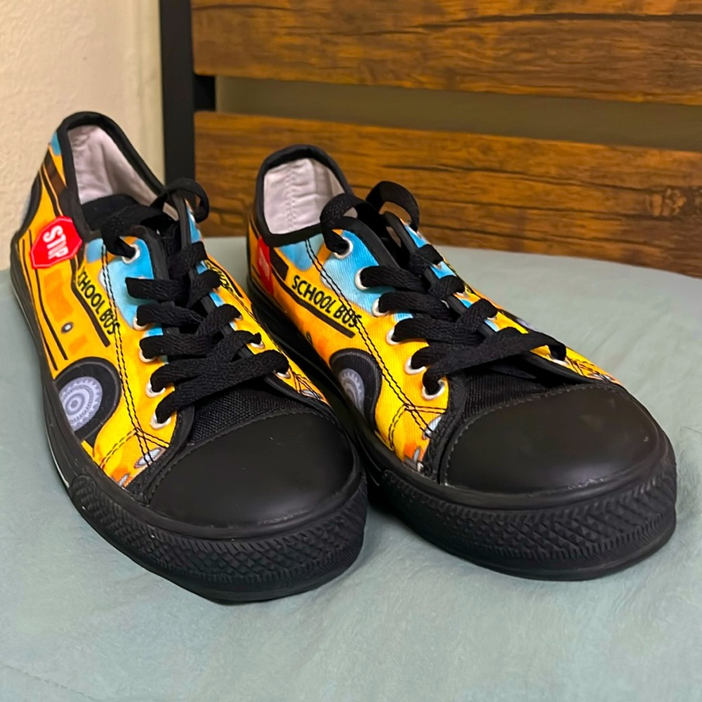 School Bus Shoes. Will fit 8.5 easily.